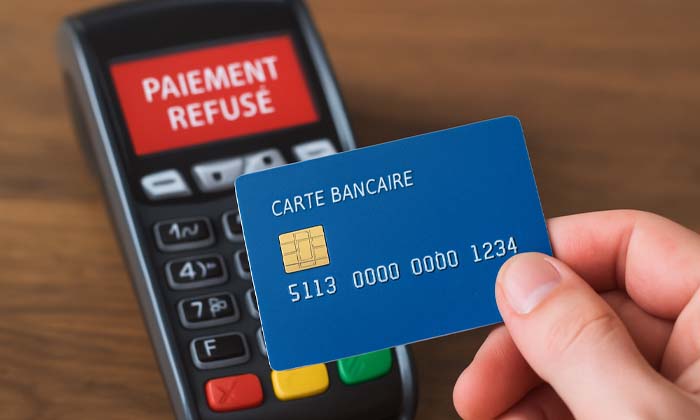 Pourquoi ma carte bancaire est refusée?